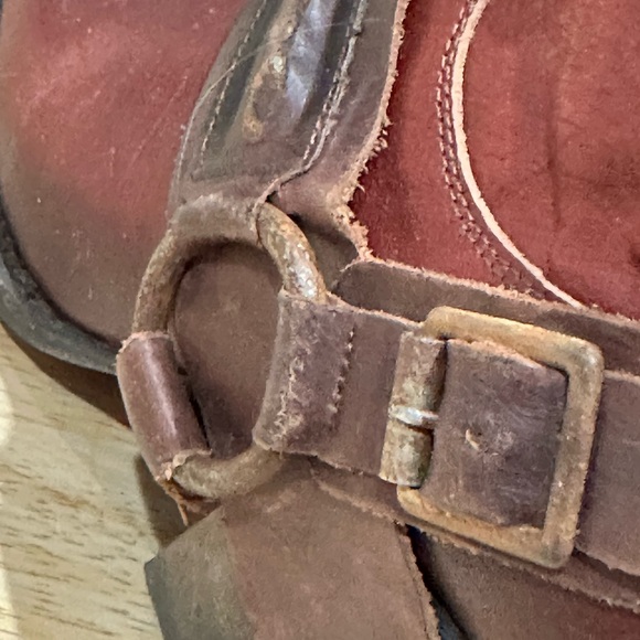 Freebird by Steven Dark Red Leather Boots Size 7 El Paso - Picture 11 of 11